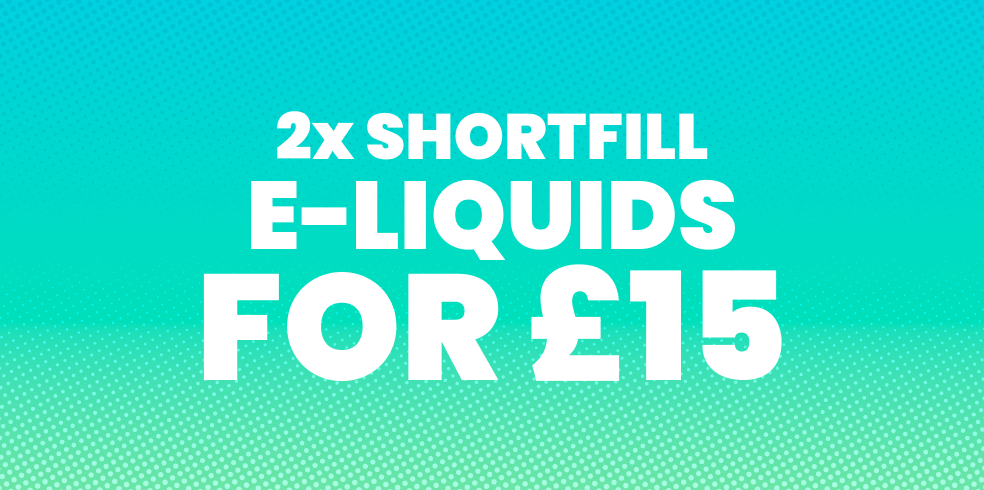 2 Shortfill E-Liquids for £15