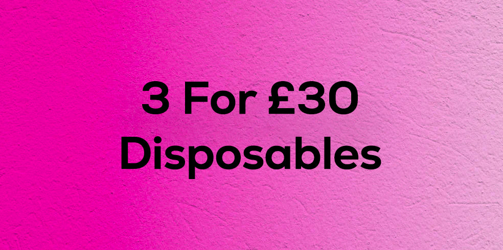 3 for £30 Disposable Vapes