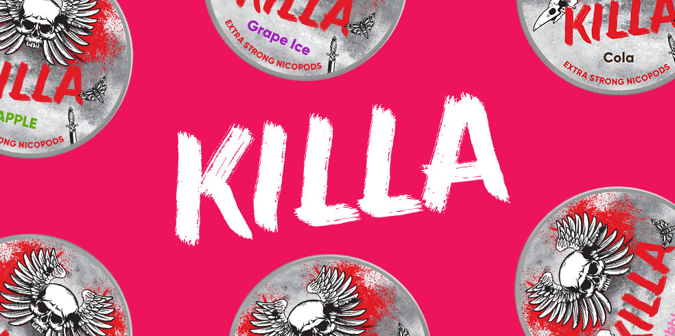 Killa Nicotine Pouches | 4 For £15 – Aquavape