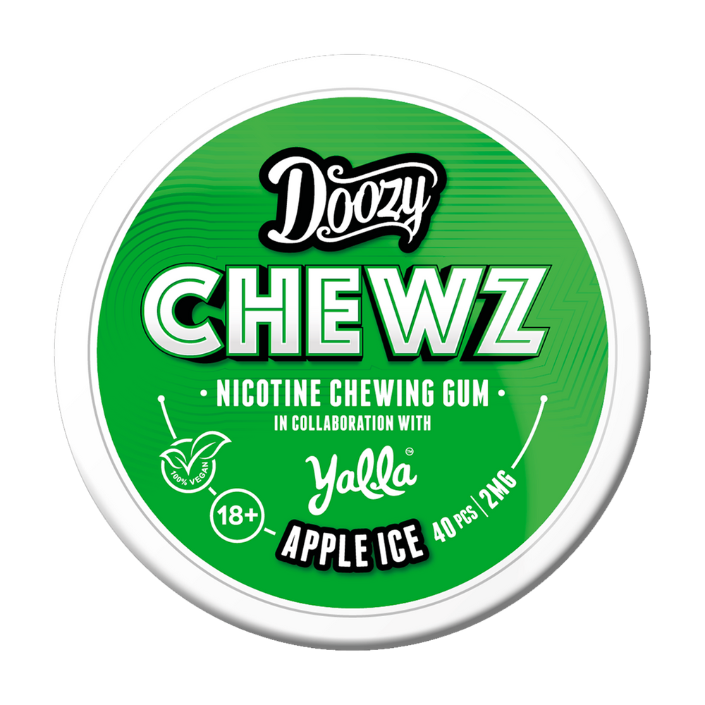 Apple Ice Doozy Chewz Nicotine Gum