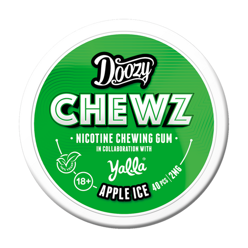 Apple Ice Doozy Chewz Nicotine Gum