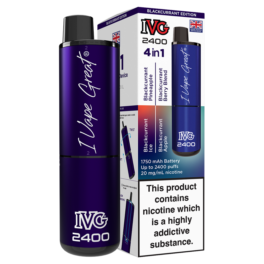IVG 2400 Rechargeable Vape Kit  Aquavape