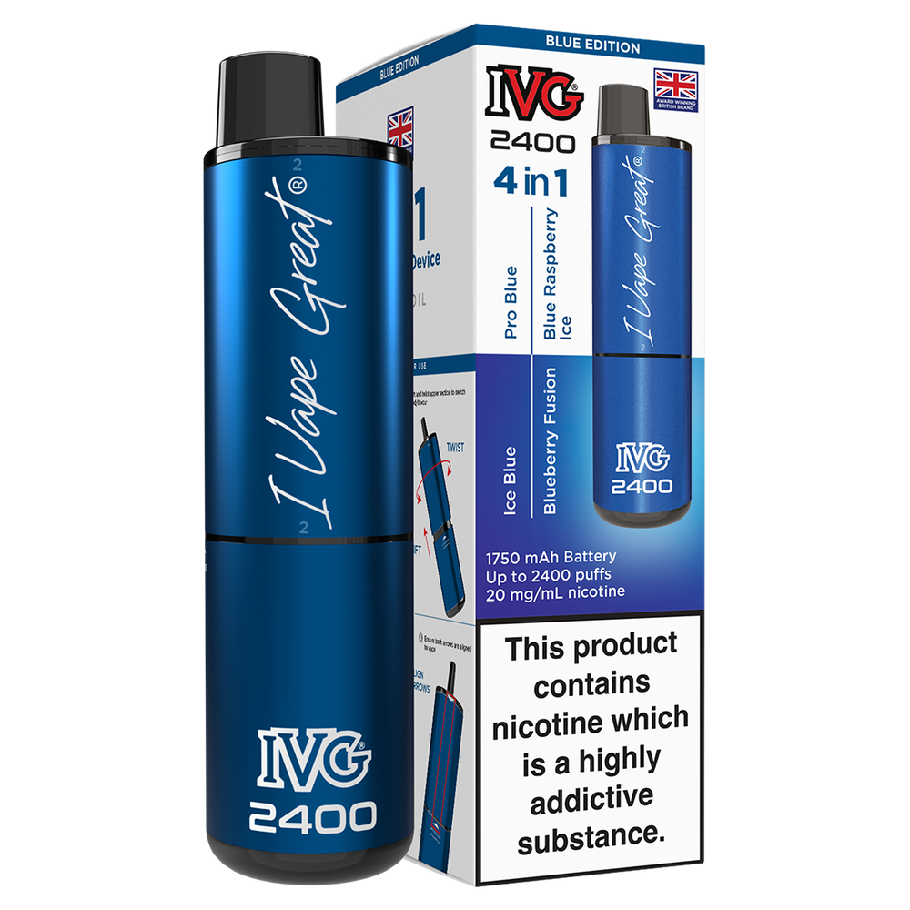 IVG 2400 Rechargeable Vape Kit Aquavape IVG 2400 Rechargeable Vape Kit Aquavape