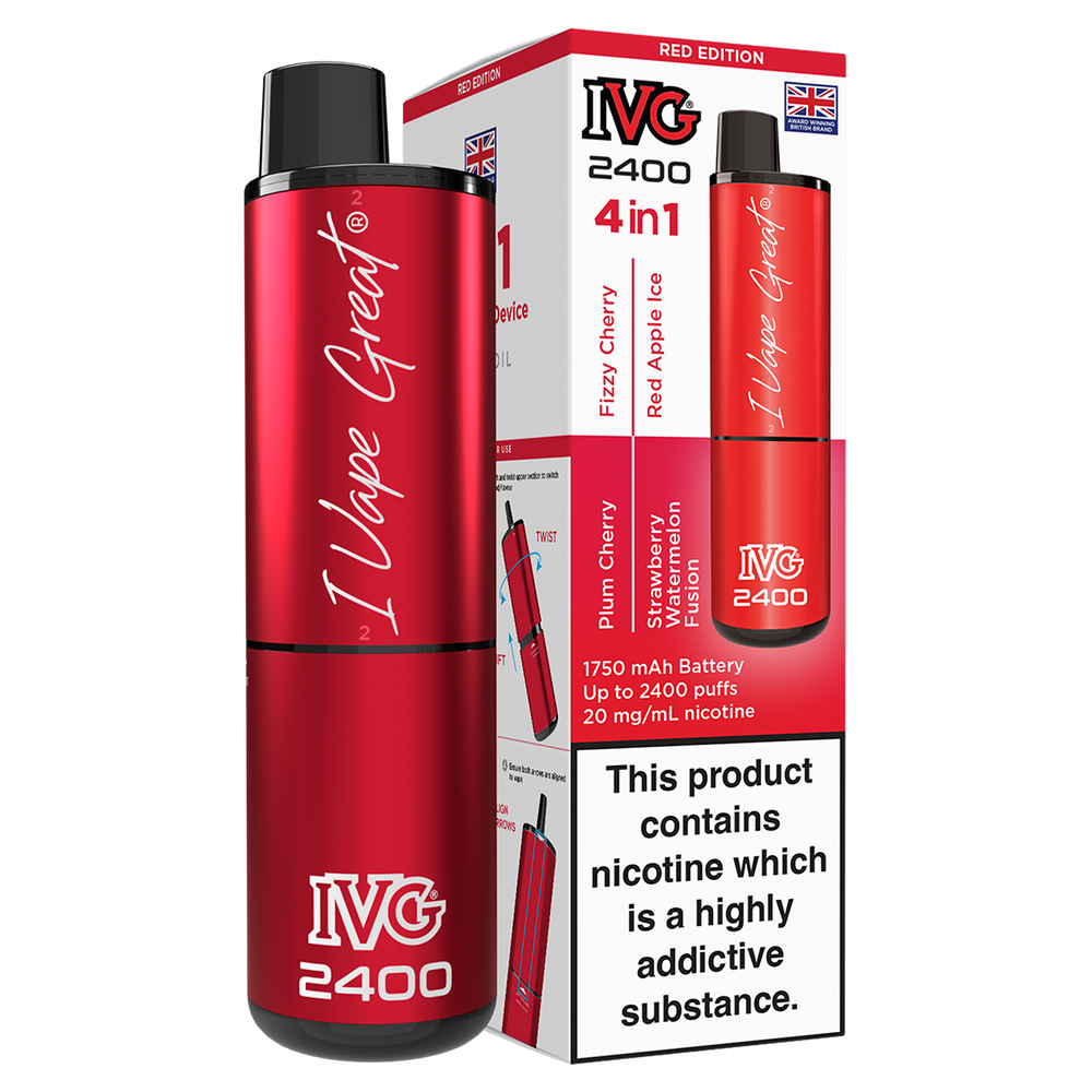 Red Edition IVG 2400 Disposable Device