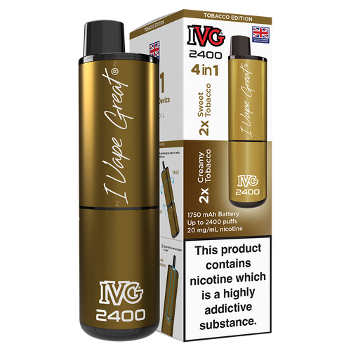 Tobacco Edition IVG 2400 Disposable Vape