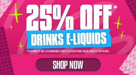 25% Off Drinks E-Liquids
