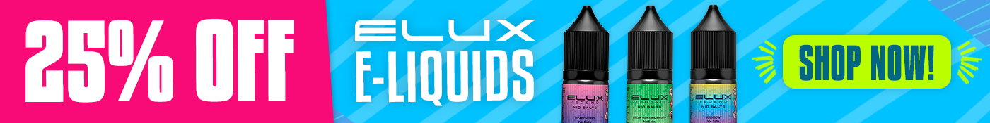 25% Off Elux E-liquids