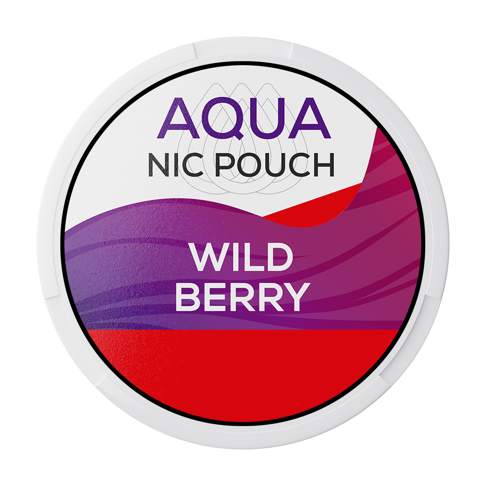 Wild Berry Aqua Nicotine Pouches 15mg