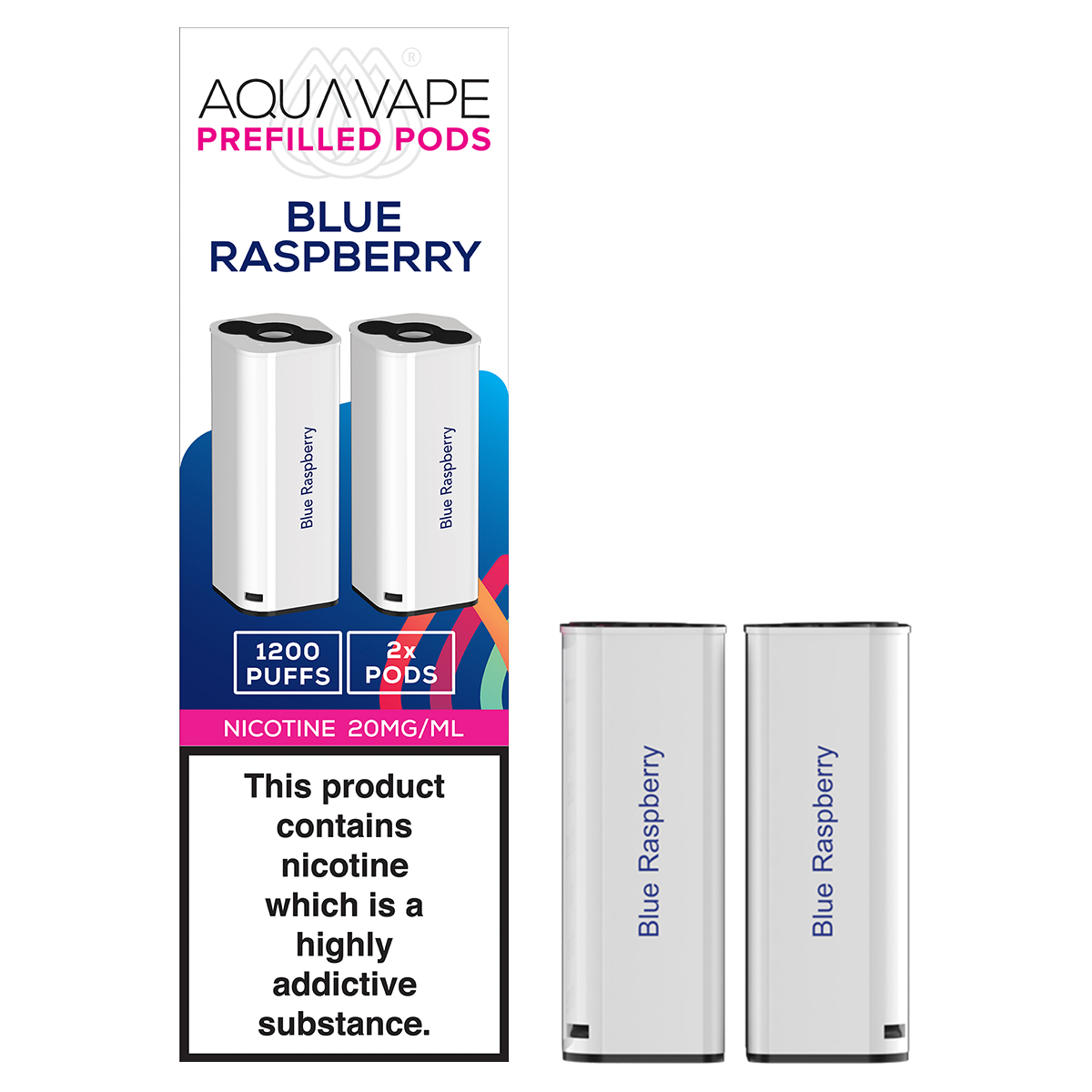 Blue Raspberry Aquavape 2in1 Pods