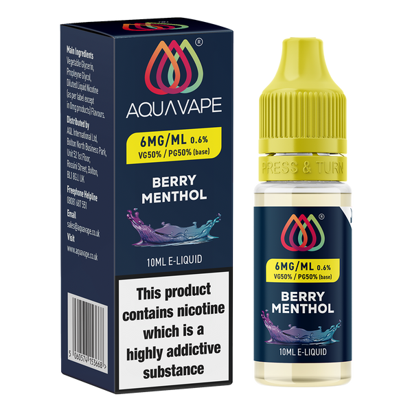 Berry Menthol E-Liquid by Aquavape | 10ml