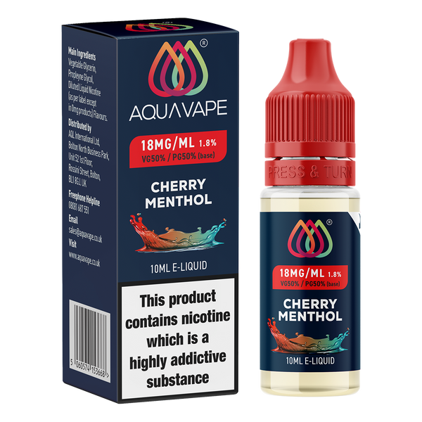 cherry menthol vape Cherry Menthol E-Liquid by Aquavape