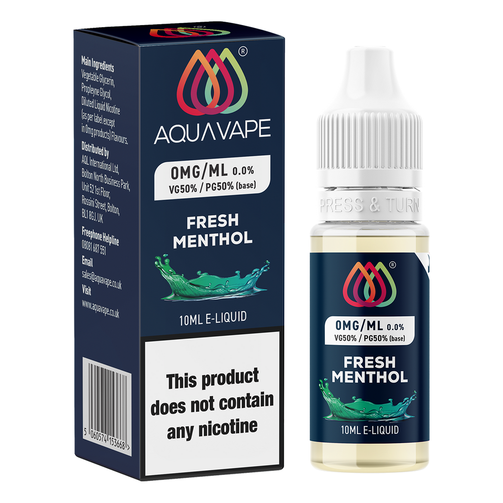 Fresh Menthol by Aquavape 10ml | E-Liquid Fresh Menthol by Aquavape 10ml | E-Liquid