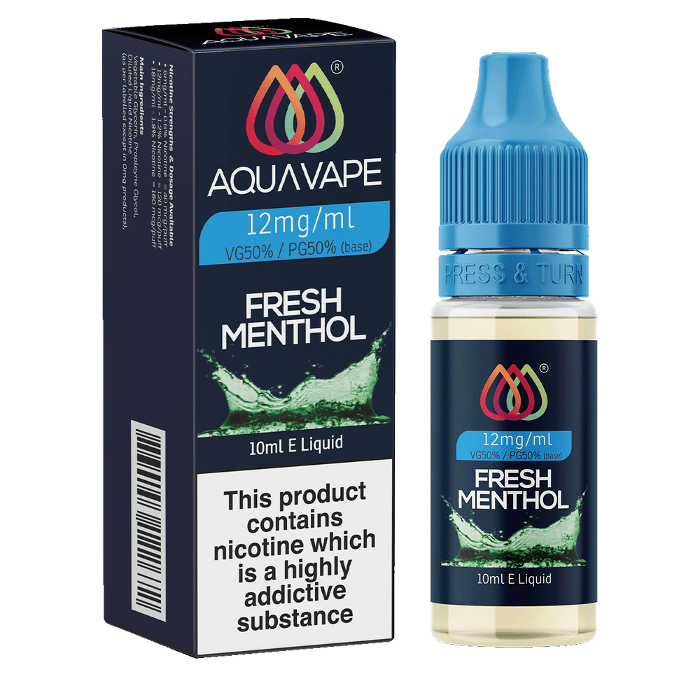 Fresh Menthol by Aquavape - 10ml 12mg