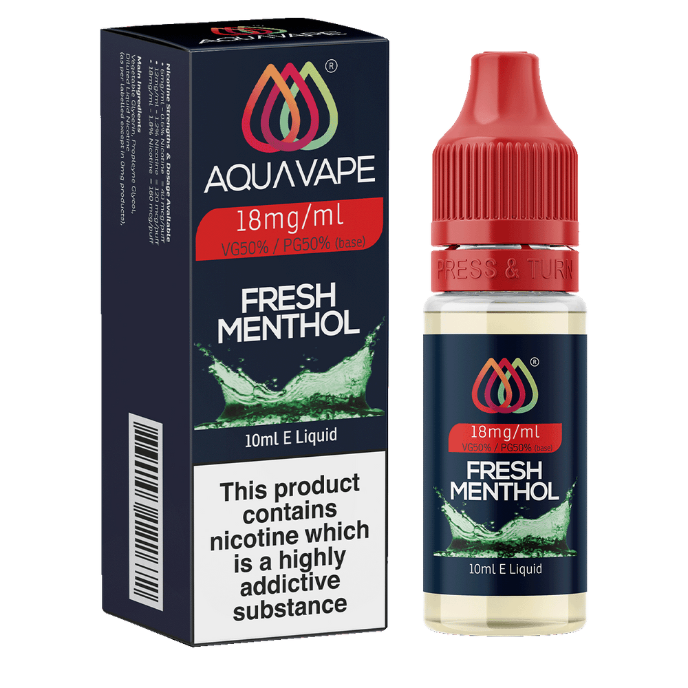 Fresh Menthol by Aquavape - 10ml 18mg