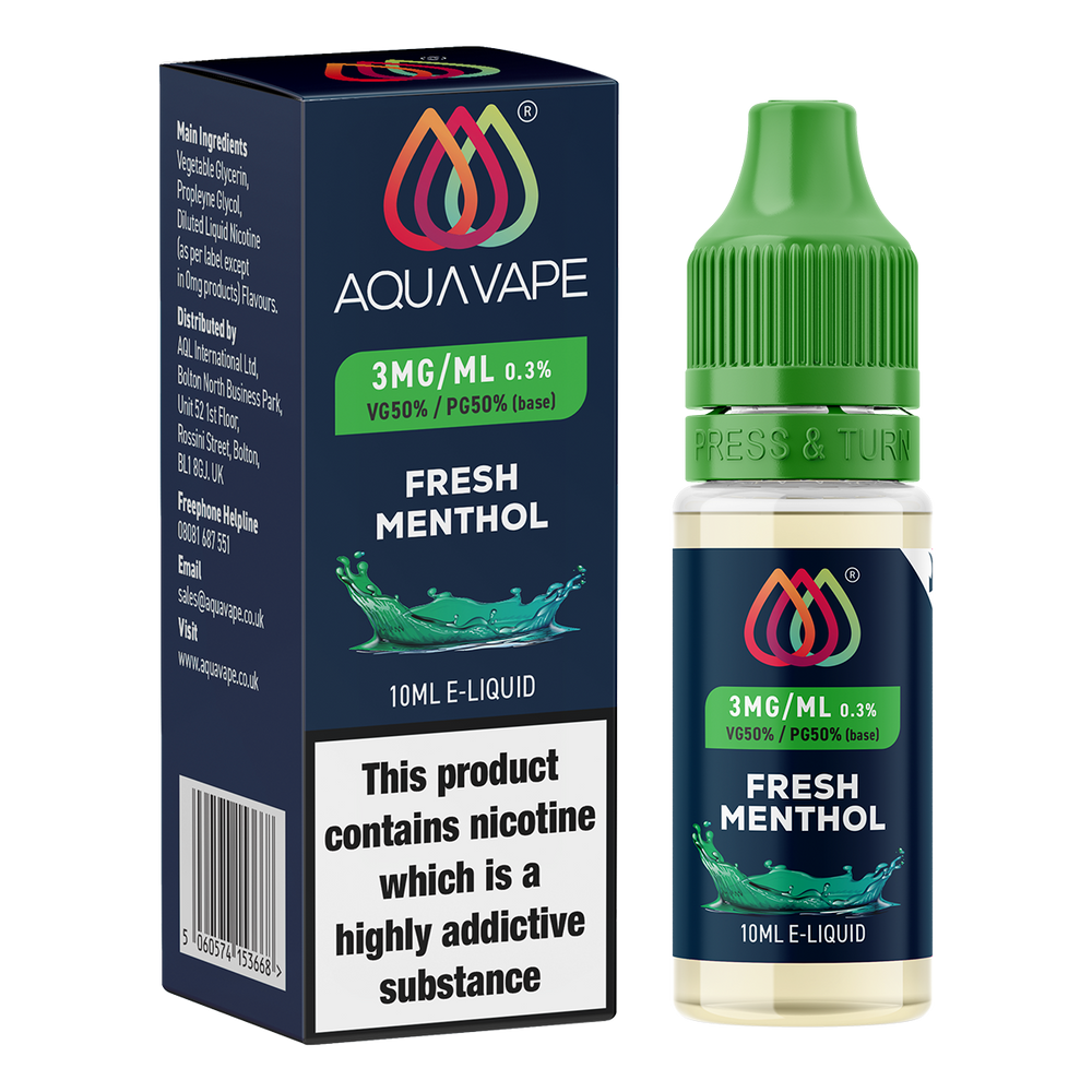 Fresh Menthol by Aquavape 10ml