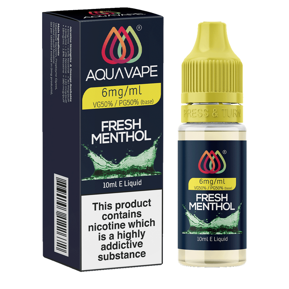 Fresh Menthol by Aquavape - 10ml 6mg