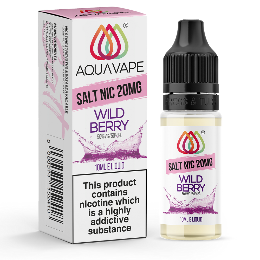 Wild Berry Nic Salt by Aquavape 10ml 20mg