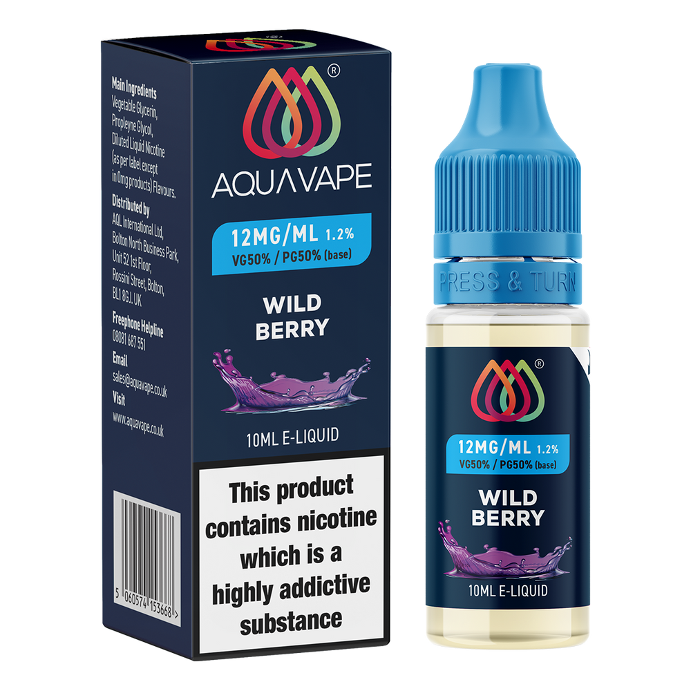 Wild Berry E-Liquid by Aquavape | 10ml Wild Berry E-Liquid by Aquavape | 10ml