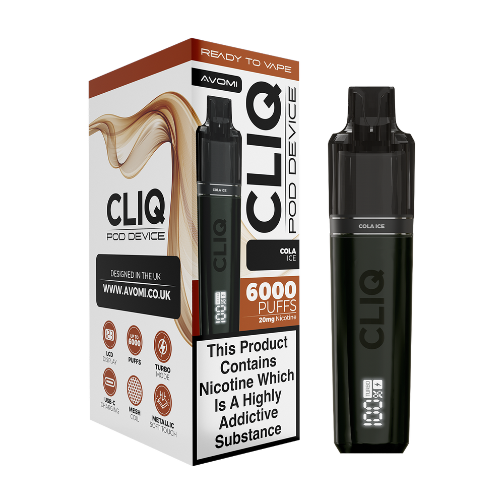 Avomi Cliq 6000 Puff Vape Kit cola ice