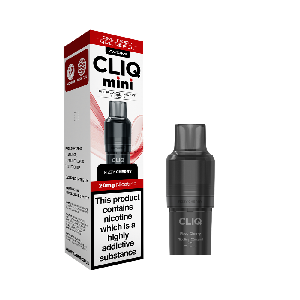 Avomi Cliq Mini Pods fizzy cherry