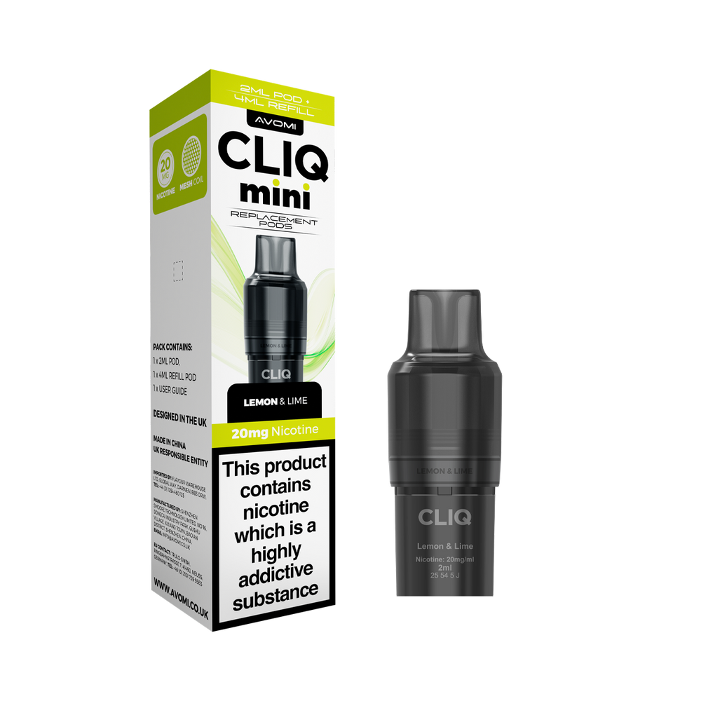 Avomi Cliq Mini Pods leomon and lime