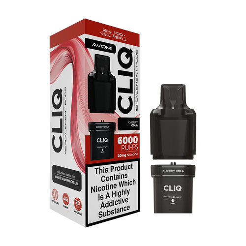 avomi cliq podpacks 6000 refill pack cherry cola