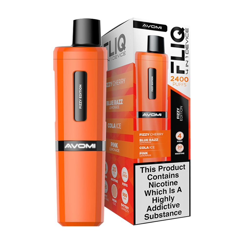 Avomi Fliq 4in1 Vape Kit | Up to 2400 puffs  Aquavape