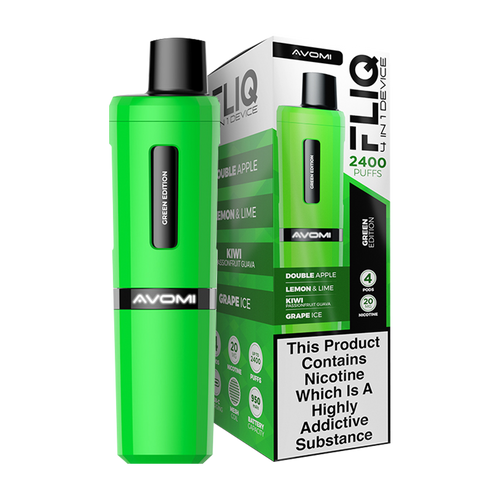 Green Edition Avomi Fliq 4in1 Vape Kit