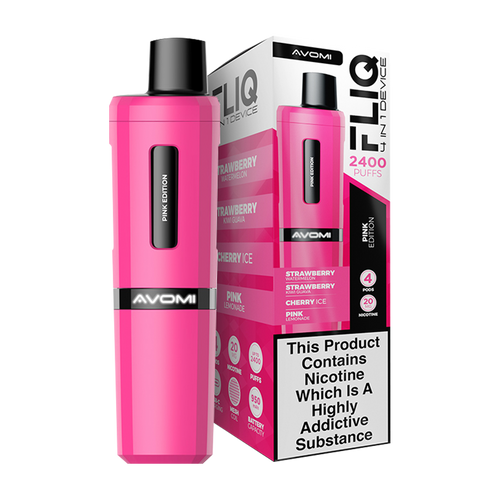 Pink Edition Avomi Fliq 4in1 Vape Kit