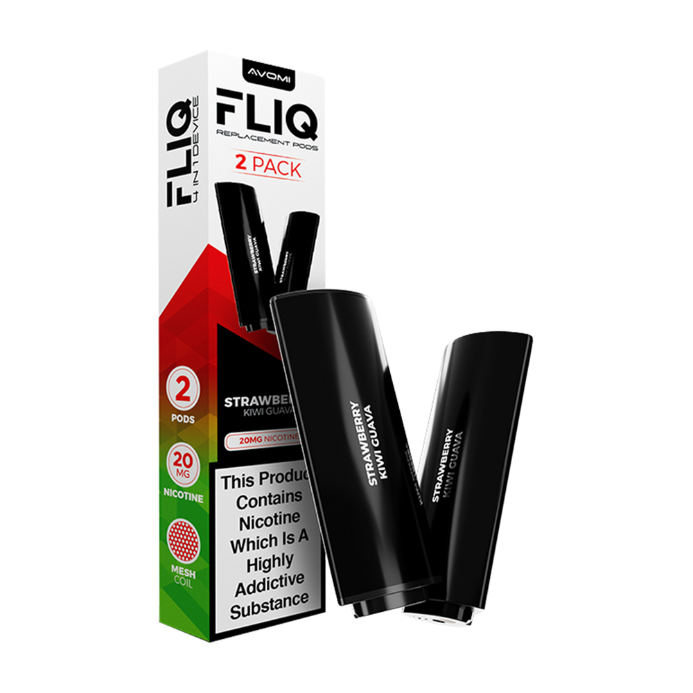 Strawberry Kiwi Guava Avomi Fliq 4in1 Pods