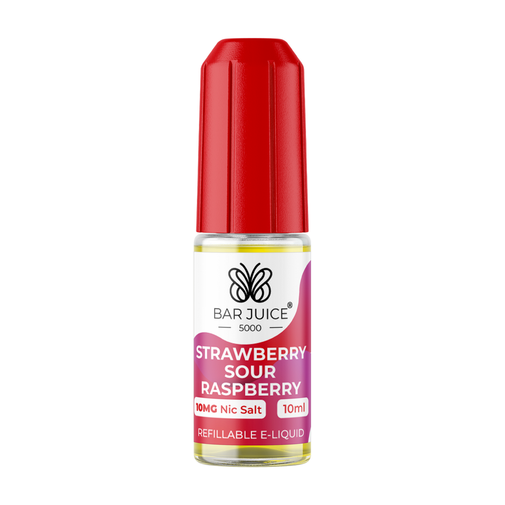 Strawberry Sour Raspberry Nic Salt by Bar Juice 5000 10mg