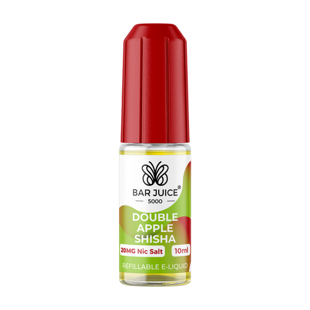 Double Apple Shisha Nic Salt by Bar Juice 5000 20mg