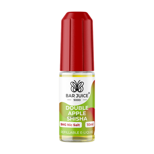 Double Apple Shisha Nic Salt by Bar Juice 5000 5mg