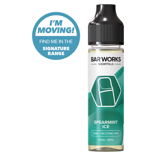 Spearmint Ice Shortfill by Bar Works - 50ml