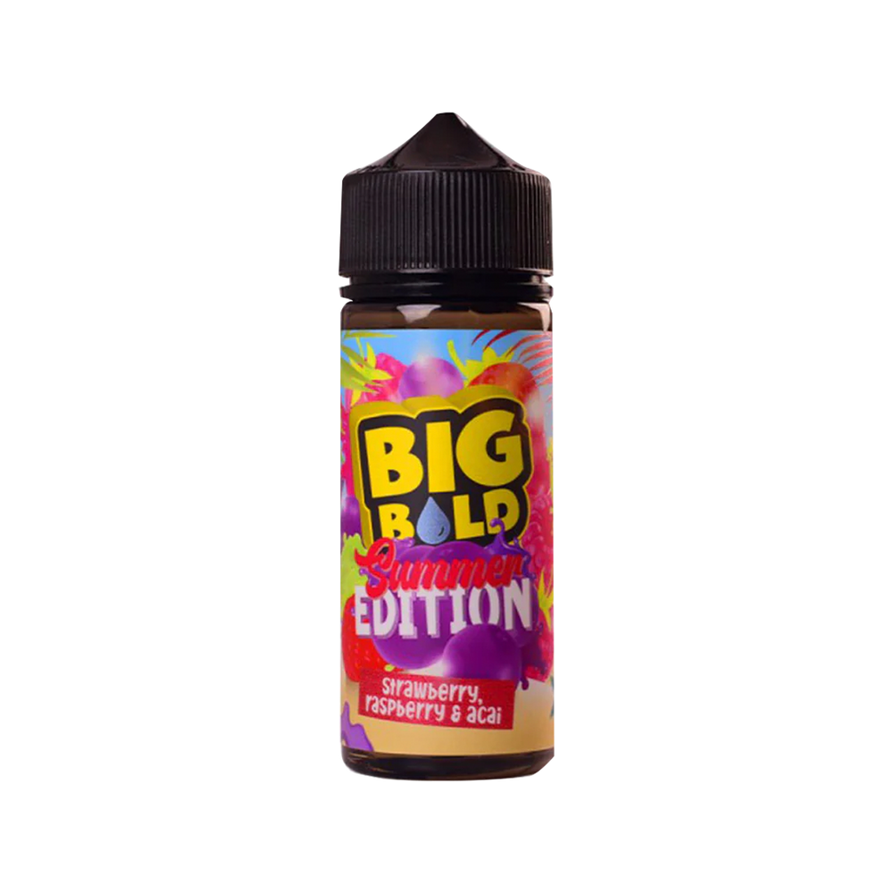 Strawberry, Raspberry & Acai 100ml Shortfill by Big Bold