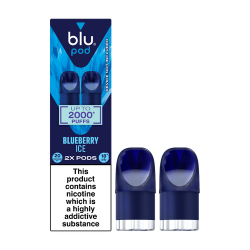 blu bar pods blueberry ice