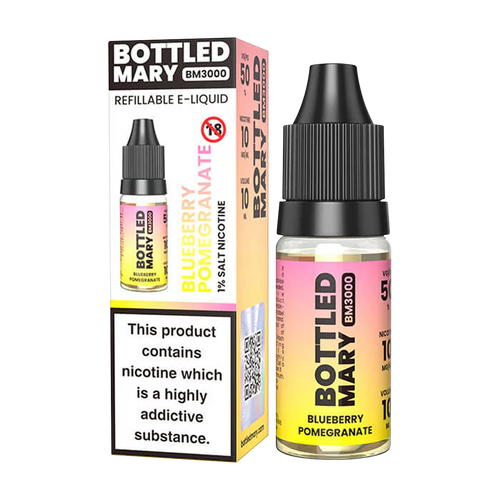 bottled mary bm3000 blueberry pomegranate nic salt bottled mary box bottle