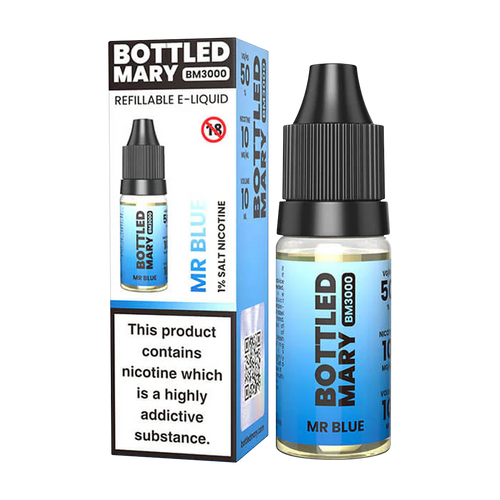 bottled mary bm3000 mr blue nic salt bottled mary box bottle