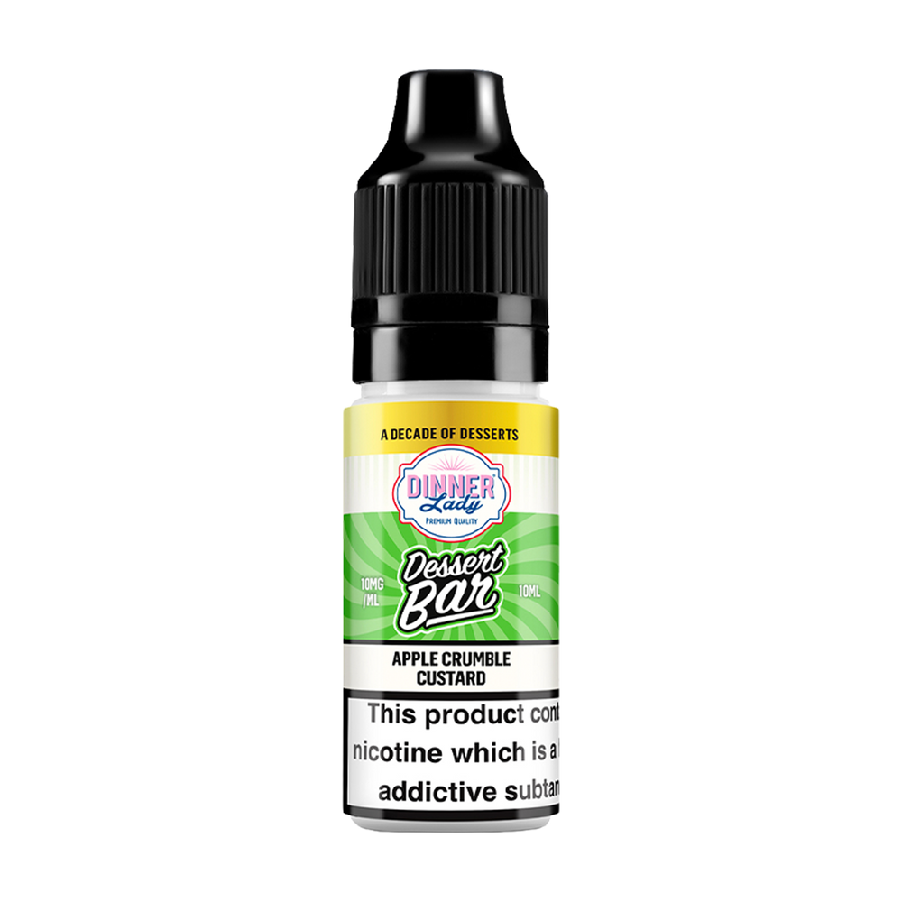 dinner lady bar salts desserts apple crumble custard 10ml