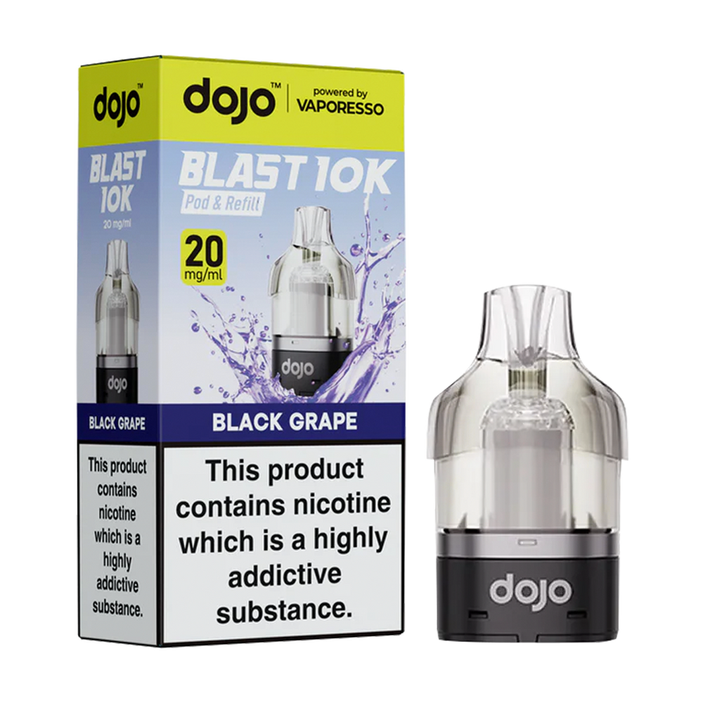 dojo blast 10k refill black grape