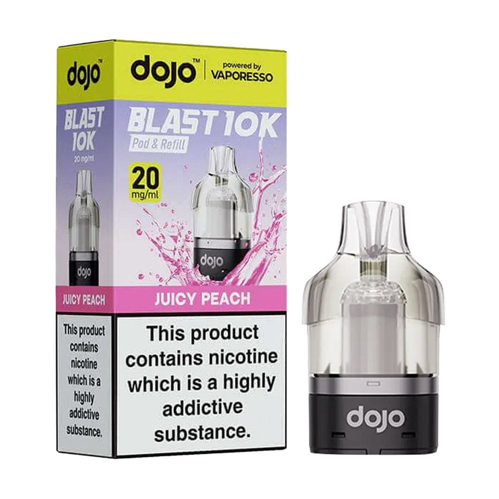 dojo blast 10k refill juicy peach