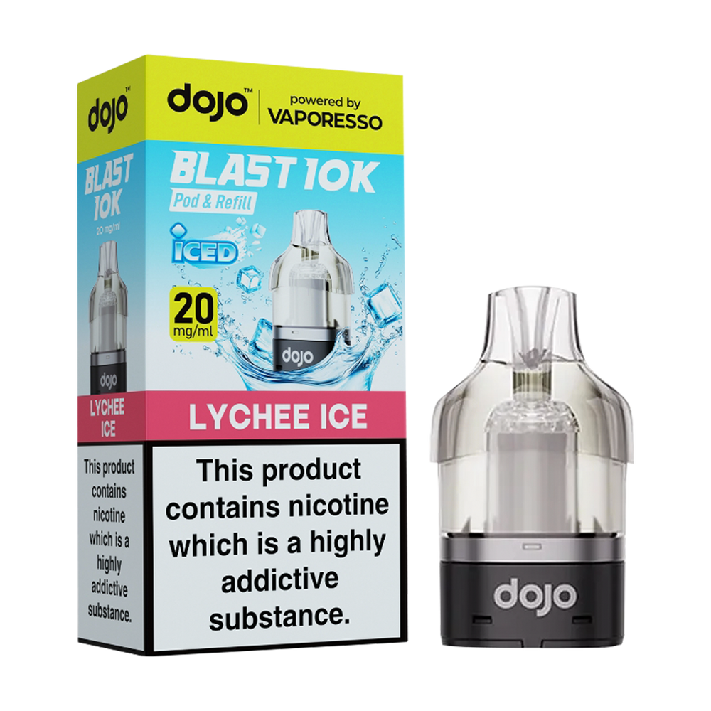 dojo blast 10k refill lychee ice