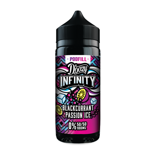 Blackcurrant Passion Ice 50/50 100ml by Doozy Infinity