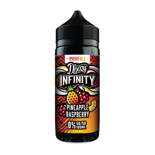 Pineapple Raspberry 50/50 100ml by Doozy Infinity