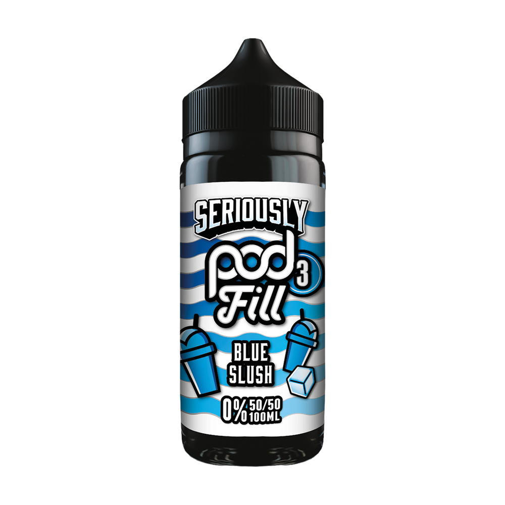 doozy 100ml seriously pod fill 3 blue slush