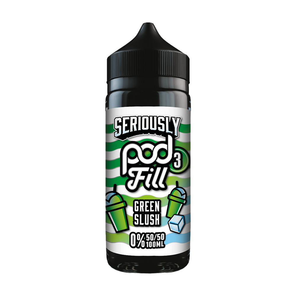 doozy 100ml seriously pod fill 3 green slush