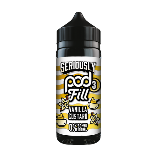 doozy 100ml seriously pod fill 3 vanilla custard