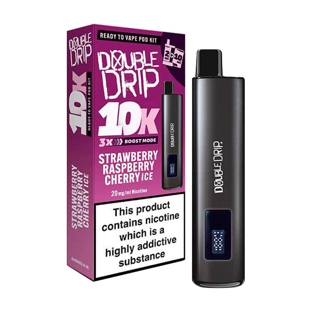 Double Drip 10K Kit strawberry raspberry cherry ice