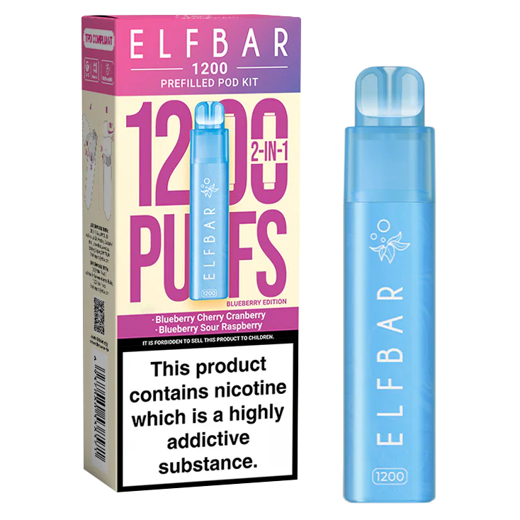 Blueberry Edition Elf Bar 1200 Pod Kit