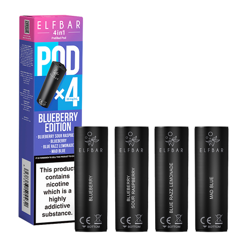 Blueberry Edition Elfbar 4in1 Pods